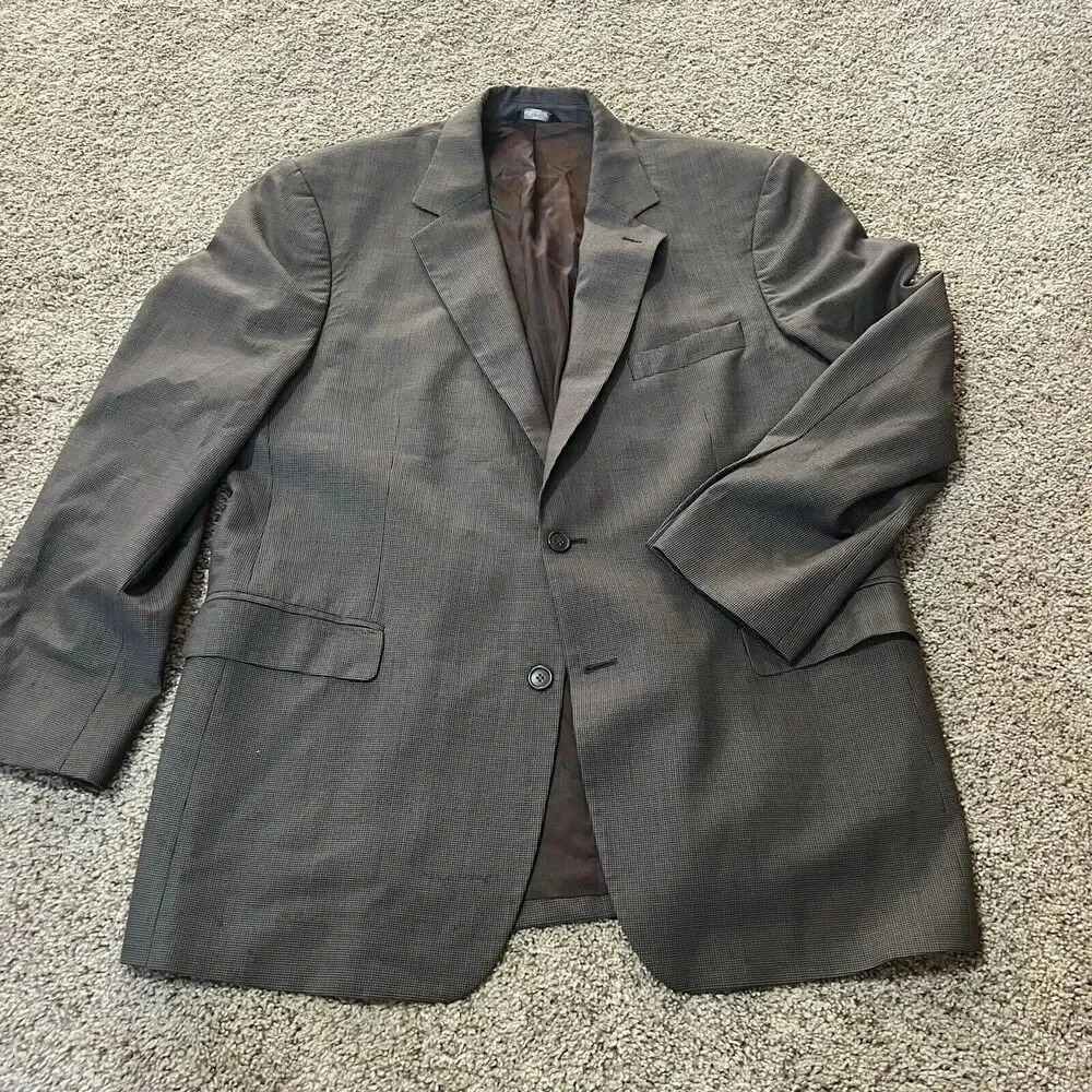 Brooks Brothers Vintage 44 M Mens Wool Blazer Jacket Formal Preppy Sport Coat